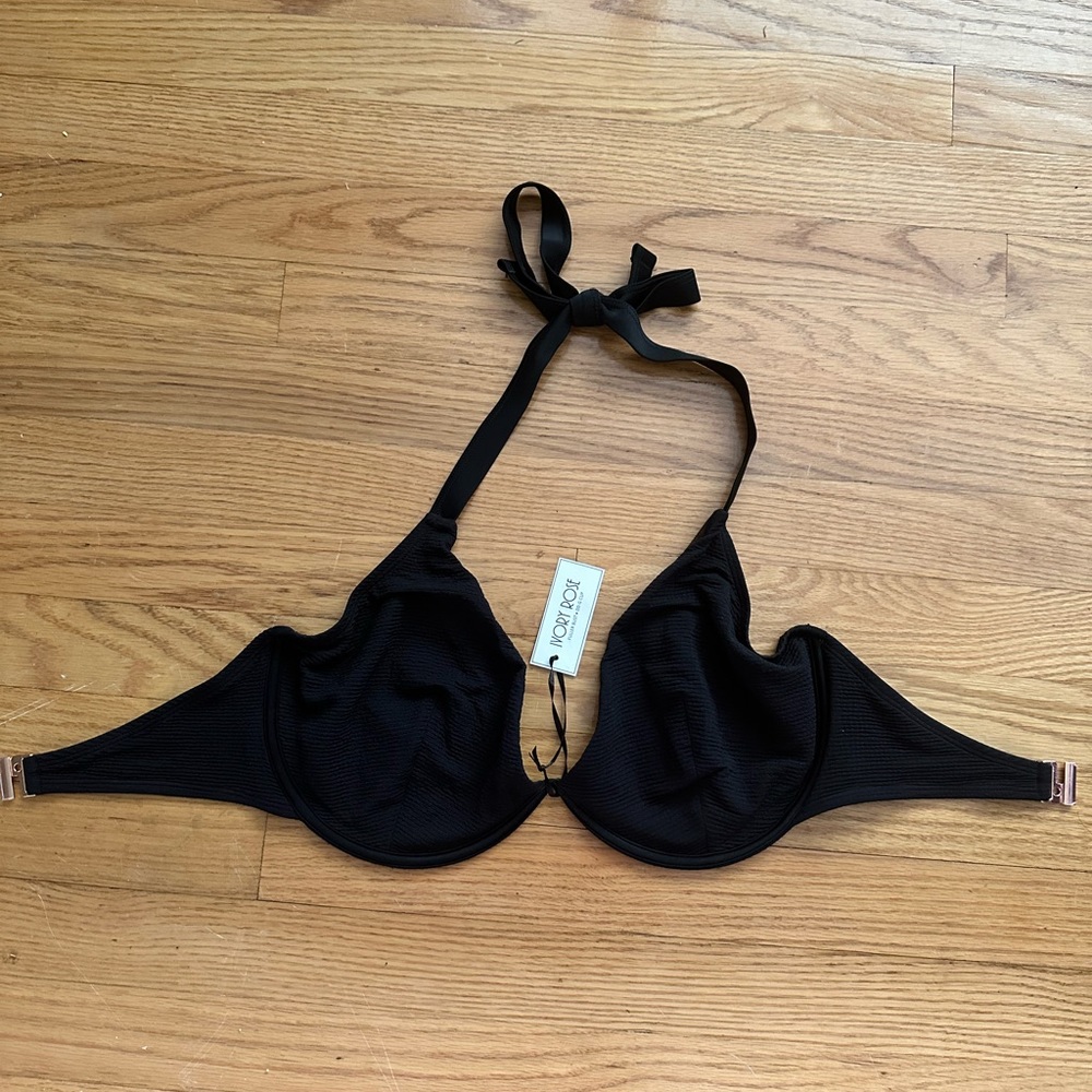 Ivory rose underwire bikini top